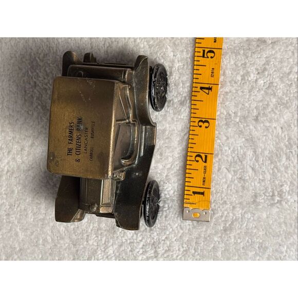 Vintage Banthrico 1908 Buick Die Cast Metal Car Coin Bank - Picture 8 of 10
